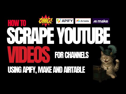 How to scrape youtube videos